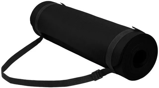 Main image of Fitvids Yoga Mat, 1/2-Inch Extra Thick High Density Exercise Mat, Anti-Tear Exercise Yoga Mat with Carrying Strap, Suitable for Various Yoga Exercises