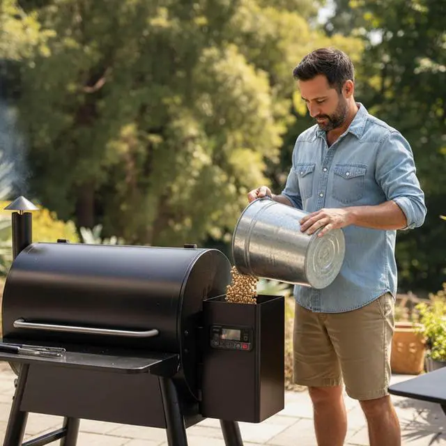 Alt view image 7 of 7 - CookinPellets Premium Heavenly Hickory All Natural Hardwood BBQ Grill Wood Pellets for Indoor and Outdoor Pellet Grill and Pellet Smoker, 3 Pound Bag