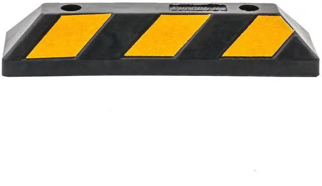 Alt view image 7 of 7 - Guardian 2' Parking Stopper for Garage, Rubber Curb, Mounting Holes