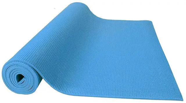 Alt view image 2 of 5 - Fitvids All Purpose 1/4-Inch High Density Anti-Tear Exercise Yoga Mat with Carrying Strap, Multiple Colors