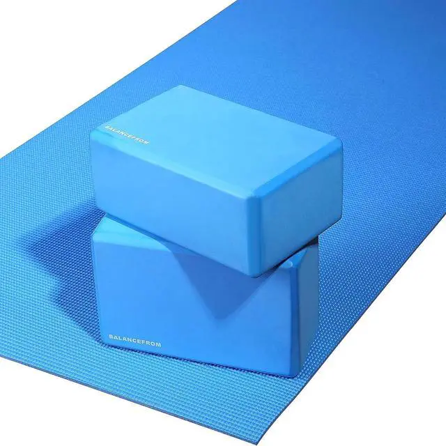 Alt view image 5 of 5 - Fitvids All Purpose 1/4-Inch High Density Anti-Tear Exercise Yoga Mat with Carrying Strap, Multiple Colors