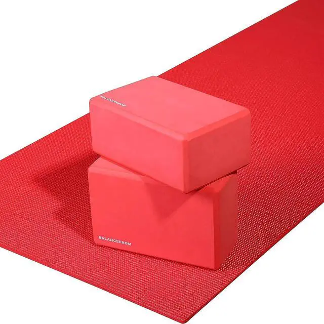 Alt view image 2 of 5 - Fitvids All Purpose 1/4-Inch High Density Anti-Tear Exercise Yoga Mat with Carrying Strap, Multiple Colors