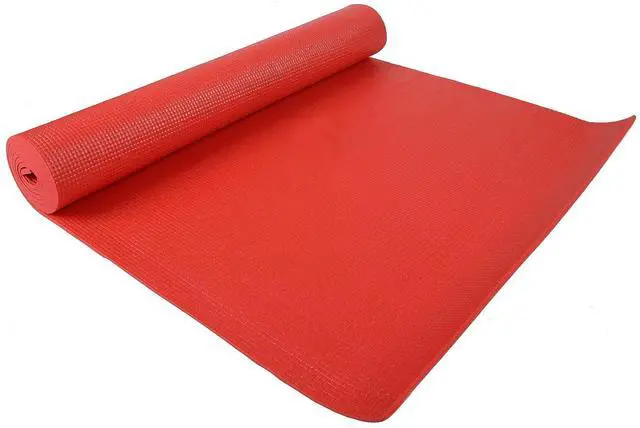 Alt view image 4 of 5 - Fitvids All Purpose 1/4-Inch High Density Anti-Tear Exercise Yoga Mat with Carrying Strap, Multiple Colors