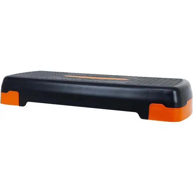 Alt view image 5 of 6 - Fitvids Aerobic Step Platform Trainer with Adjustable 2-Level Risers, 400 Pound Weight Capacity Non-Slip Exercise Stepper