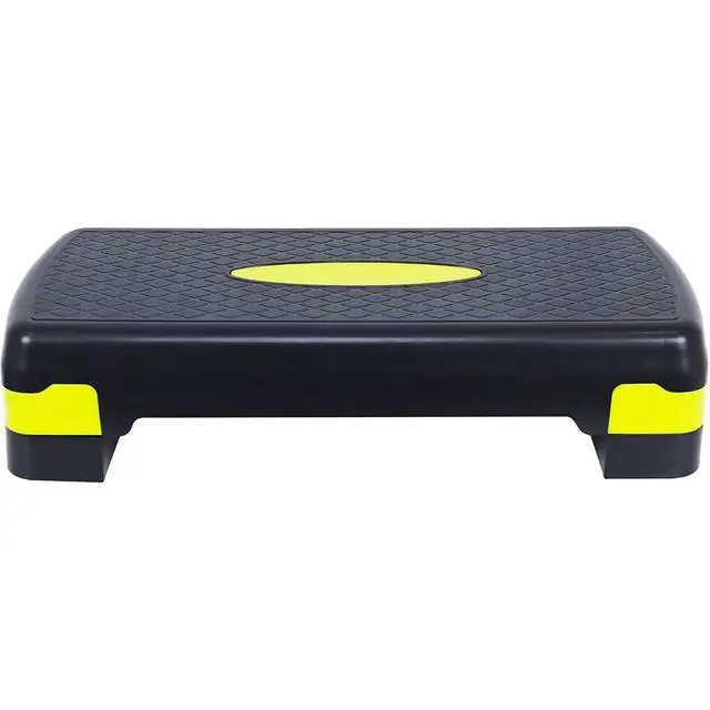 Alt view image 4 of 6 - Fitvids Aerobic Step Platform Trainer with Adjustable 2-Level Risers, 400 Pound Weight Capacity Non-Slip Exercise Stepper