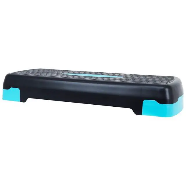 Alt view image 3 of 6 - Fitvids Aerobic Step Platform Trainer with Adjustable 2-Level Risers, 400 Pound Weight Capacity Non-Slip Exercise Stepper