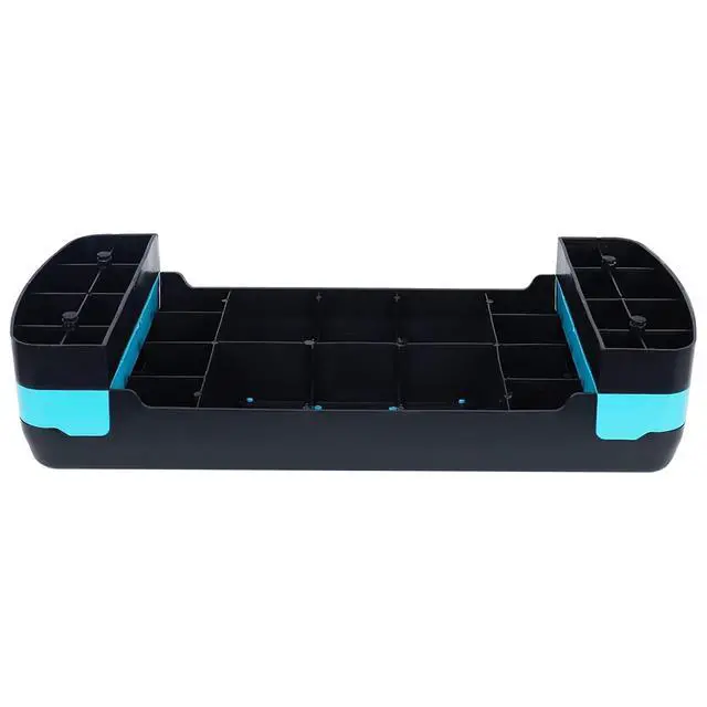 Alt view image 4 of 6 - Fitvids Aerobic Step Platform Trainer with Adjustable 2-Level Risers, 400 Pound Weight Capacity Non-Slip Exercise Stepper