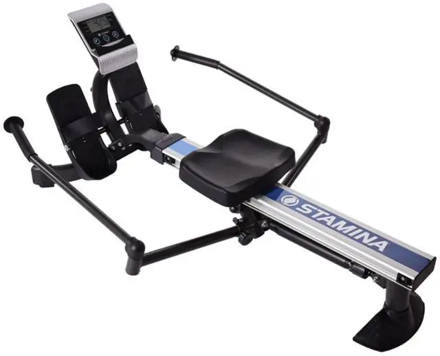 Main image of Stamina Hydraulic Rowing Machine, BodyTrac Glider with Cylinder Resistance, 250 Lbs - Home and Gym Exercise Equipment - Ideal for Fitness Training and Body Workout