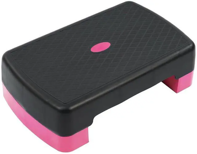 Main image of Fitvids Aerobic Step Platform Trainer with Adjustable 2-Level Risers, 400 Pound Weight Capacity Non-Slip Exercise Stepper for Cardio, Strength, and Fitness Workouts, 18-Inch, Multiple Colors