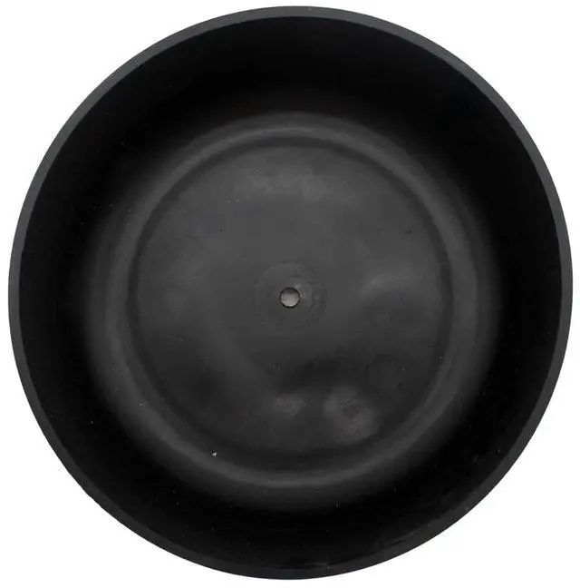 Alt view image 5 of 6 - The HC Companies 8 Inch Round Plastic Succulent Capri Bowl 8"x8"x3" in Faux Concrete Color