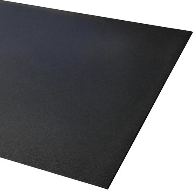 Alt view image 7 of 7 - Fitvids High Density 1/4-Inch Thick Gym Equipment Mat, Non-Slip Floor Protection for Heavy Exercise, Treadmill and Bike Mat in Multiple Sizes