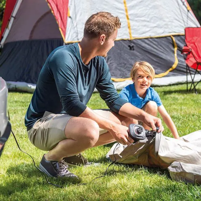 Alt view image 4 of 6 - INTEX QuickFill Electric Air Pump: Inflates and Deflates Air Mattresses, Inflatable Kayaks, Boats, Toys