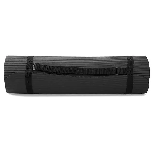 Alt view image 7 of 7 - BalanceFrom 7-Piece Yoga Set with 71x24x0.5 Inches Extra Thick Mat and Carrying Sling Includes 2 Blocks, Stretch Strap, 2 Towels, and Knee Pad for Home, Studio, and Gym Workouts