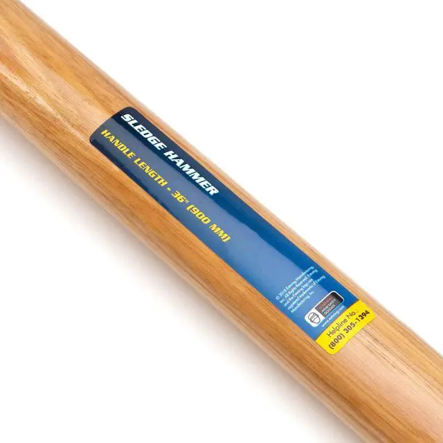 Alt view image 4 of 5 - Estwing 10-Pound Hard Face Sledge Hammer - 36-Inch Hickory Handle, Ergonomic Grip, Durable Construction for Demolition & Stake Driving