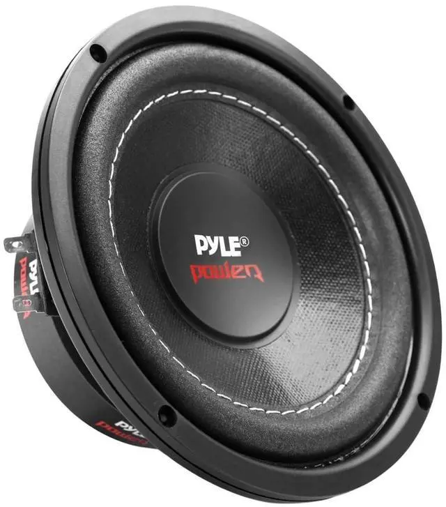 Main image of Car Vehicle Subwoofer Audio Speaker - 6.5 Non-Pressed Paper Cone, Black Plastic Basket, Dual Voice Coil 4 Ohm Impedance, 600 Watt Power, Foam Surround for Vehicle Stereo Sound System - Pyle PLPW6D