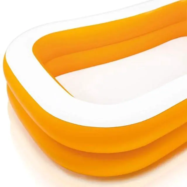 Alt view image 4 of 4 - INTEX 57181EP Swim Center Inflatable Family Pool: 159 Gallon Capacity 90" x 60" x 19" Color May Vary