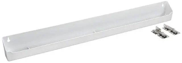 Main image of Rev-A-Shelf 30" Plastic Tip-Out Tray Organizer for Sink Base Cabinets, Home Kitchen and Bathroom Organization, Min Opening Width of 32.75", White, LD-6591-30-11-1