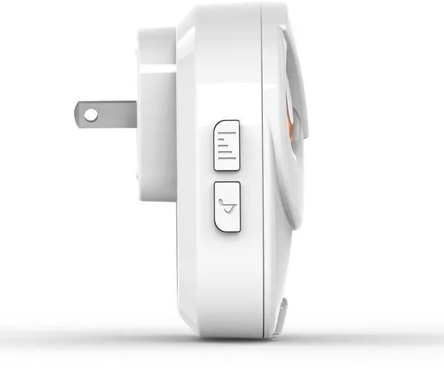 Alt view image 3 of 4 - Extra Wireless Plug-in Receiver for Wireless Alarms,White | Up to 32 Zones and 35 Optional Melodies- 4 Adjustable Volume Levels