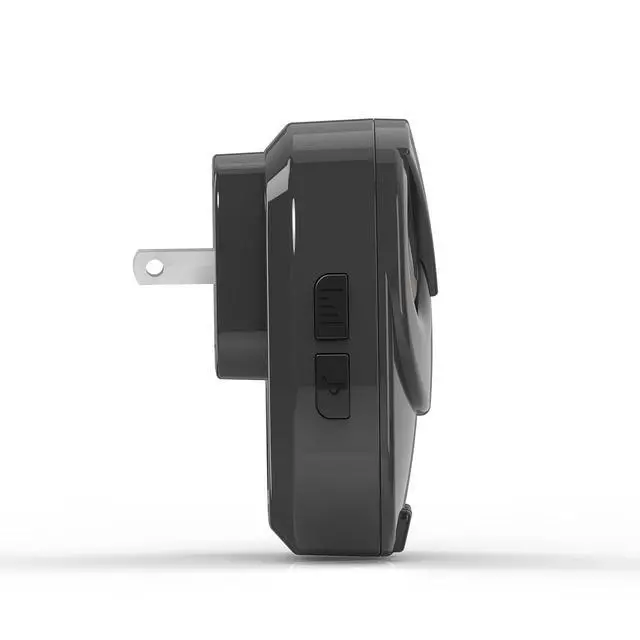 Alt view image 3 of 5 - Extra Plug-in Receiver for Wireless Alarms,Black | Up to 32 Zones and 35 Optional Melodies- 4 Adjustable Volume Levels