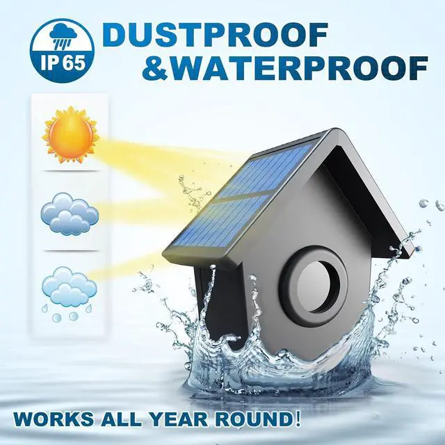 Alt view image 2 of 7 - 1/2 Mile Long Range Solar Driveway Alarm - Outdoor Weatherproof Wireless Motion Sensor&Detector- Portable Receiver Has Long Last Backup Battery - DIY Security System- 1 Receiver + 3 Sensors
