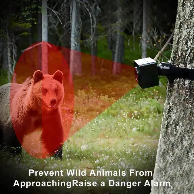 Alt view image 3 of 6 - Perimeter Trip Alarm-Portable Camping Motion Sensor-1 Receiver+4 Sensors | Outdoor Wireless Motion Sensor&Detector-Personal Security for Wildlife&Stranger Alert(Camping,Hiking,Hunting,Fishing)