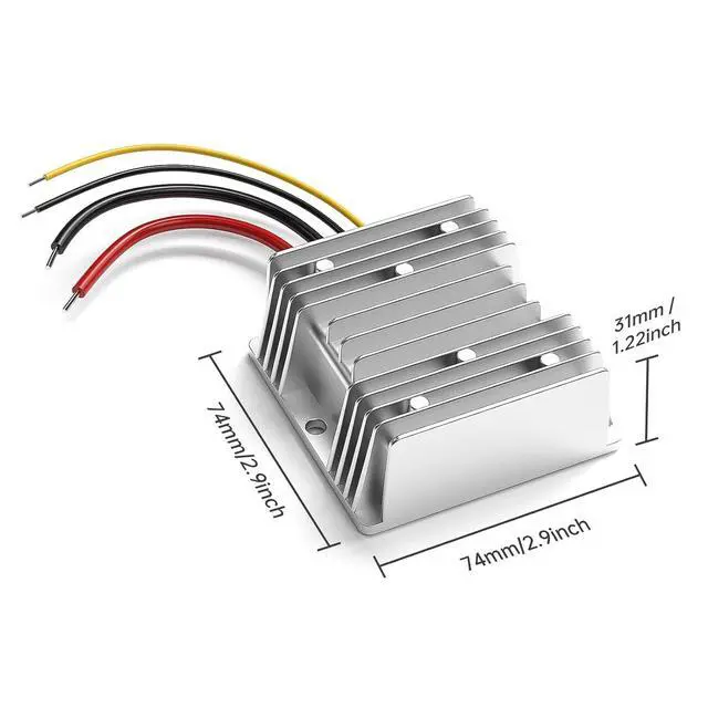 Alt view image 6 of 7 - ® 144W Starlink Mini 12V Adapter, 12V to 48V DC Step Up Converter | Includes 6.6FT DC Cord & 12V-48V Power Supply Adapter for Starlink Mini/Mixi X Satellite Internet in RVs, Trucks & Boats