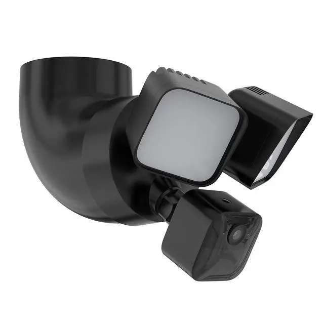 Alt view image 2 of 7 - ® Eave Mount for Ring, Blink, Wyze & Roku Floodlight Cameras, Black | Fits Ring Floodlight Cam Wired Pro/Plus/2nd Gen, Blink Wired, Wyze V2/Pro and Roku Floodlight Cam; 90° Soffit Adapter Bracket