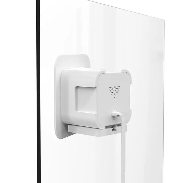 Alt view image 3 of 7 - ® Wyze Window Mount for Wyze Cam V4/V3/V3 Pro, Self-Adhesive, White | 20 Degree Tilt Wyze V4 Window Mount for Indoor/Outdoor Monitoring; Reflection-free, Damage-free, No-Drill Adhesive Install