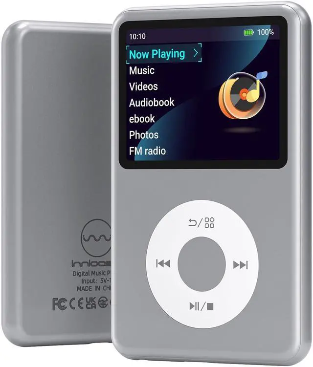 Main image of 64Gb Mp3 Player with Bluetooth Y1 Portable Music Digital Players Supports Playlist Audiobook Video Nice Gadget for Kids Silver