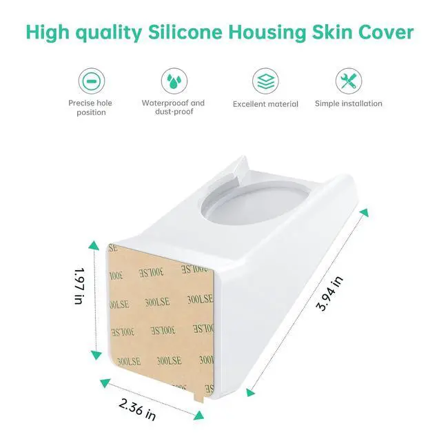 Alt view image 2 of 7 - ® Window Mount for Ring Indoor Cam Plus (New-est Model) Bracket | 20° Tilt Adjustable Silicone Mount with Strong Heat-resistant Adhesive, Easy Installation, No Glare Glass Camera Holder