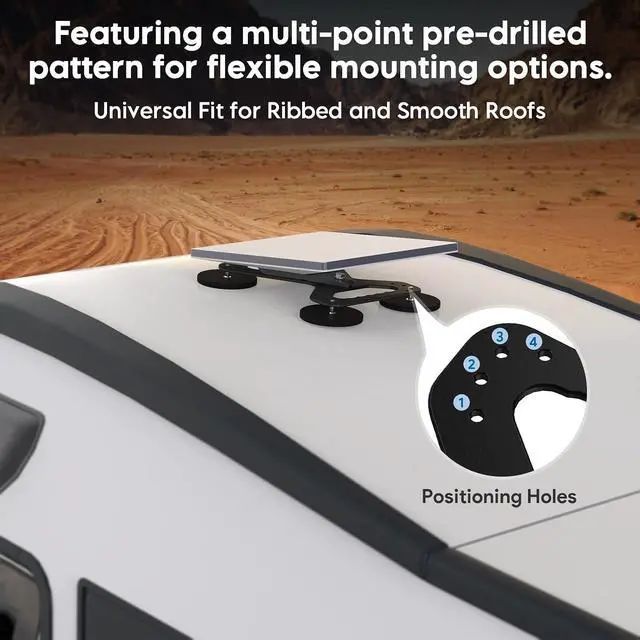 Alt view image 3 of 7 - ® Starlink Mini Magnetic Mount,320lbs Heavy Duty Starlink Mount | Aluminum Starlink Mini Magnetic Roof Mount, Quick Release & Lockable Design for Starlink Mini on RVs, Cars, Boats & Trucks