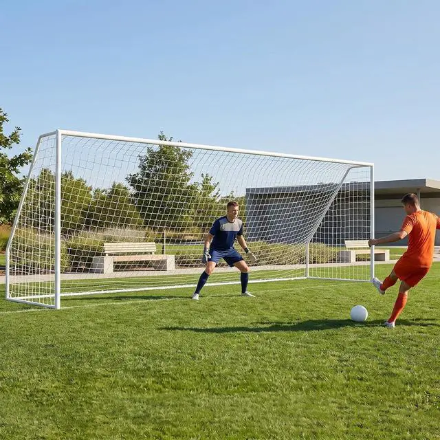 Main image of Portable Soccer Goal Football Net with Steel Frame for Adults & Kids Backyard Shooting Practice, Outdoor Training Goals, Easy Setup Tournament Equipment