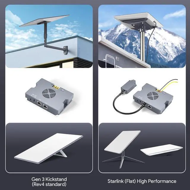 Alt view image 5 of 7 - ® 350W Starlink PoE for Starlink Performance(Gen 2) & Standar 4/4X | 52V 6A DC Output, 9-36V Wide Input, USB-C/A Ports & Smart Cooling Aluminum Case for Starlink V4, 4X & Performance(Gen 2)