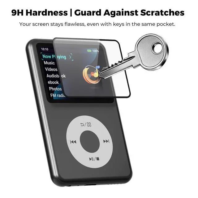 Alt view image 3 of 7 - Y1 Mp3 Screen Protector, Scratch-resistant Screen Protector, Premium Texture, Durable, Good Moisture Permeability, Prevents Scratches from Keys and Hard Objects