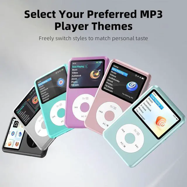Alt view image 4 of 7 - 64GB Mp3 Player with Bluetooth, Lossless DSD DAC FLAC Support, Y2 Classic Dedicated Music Player with Playlists, Nostalgia Design, Supports up to 2TB Black