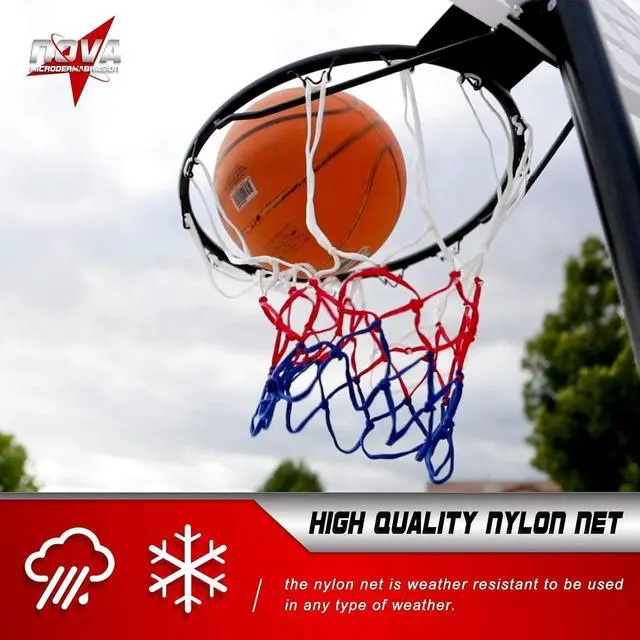 Alt view image 5 of 7 - Kids Portable 5.4-7 Ft Height Adjustable Basketball Hoop Stand, 28 Inch Backboard, Basketball Goals Indoor/Outdoor
