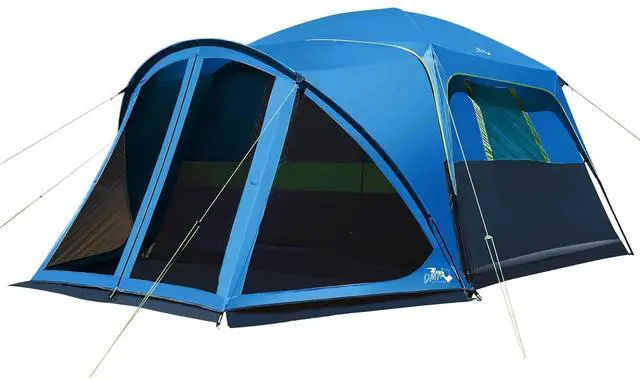 Main image of 6/8/10 Person Tents for Camping Cabin Tent with Screen Porch | Weatherproof Family Tent with Rainfly & 5 Mesh Windows, Windproof Car Camping Tent with Carry Bag for Outdoor Camping Hiking