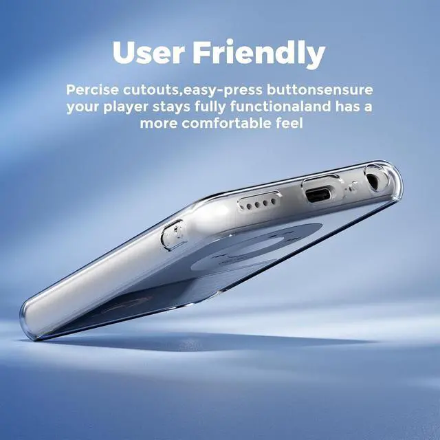 Alt view image 4 of 7 - Y1 Mp3 Player Case, Drop-Resistant Silicone Case, Compact and Lightweight, User-Friendly
