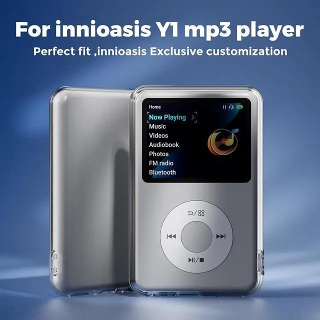 Alt view image 6 of 7 - Y1 Mp3 Player Case, Drop-Resistant Silicone Case, Compact and Lightweight, User-Friendly
