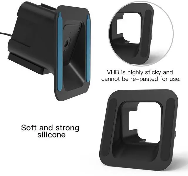 Alt view image 4 of 7 - ® Wyze Window Mount for Wyze Cam V4/V3/V3 Pro, Self-Adhesive, Black | 20 Degree Tilt Wyze V4 Window Mount for Indoor/Outdoor Monitoring; Reflection-free, Damage-free, No-Drill Adhesive Install