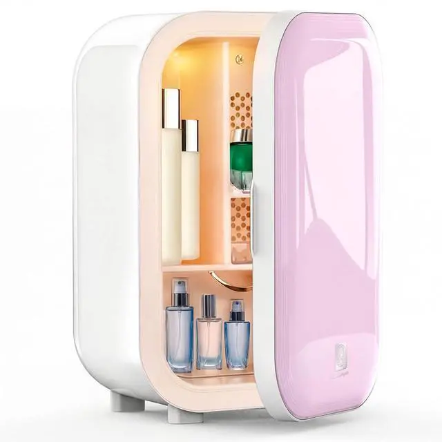 Main image of 22L Mini Skincare Fridge, Small Personal Makeup Refrigerator | Beauty Fridge for Comestic Storage & Glass Front, 44°F Intelligent Cooling, Cosmetic Fridge for Bedroom, College Dorm