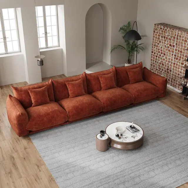 Main image of Chenille Modular Sectional Sofa, Minimalist Cloud Couch with Plush Cushion | Flexible Configurations, Cloud-Like Comfort, Deep Seating, Pet-Friendly Upholstery, Durable Frame Support, Easy Assembly