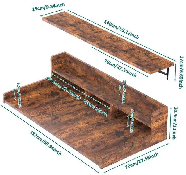 Alt view image 5 of 7 - Washer Dryer Countertop, Laundry Countertop Over Washer And Dryer, Washer And Dryer Covers For The Top For Laundry Room Organization, Washer And Dryer Countertop Shelves (Oka Brown, 53.9*27.5*12)