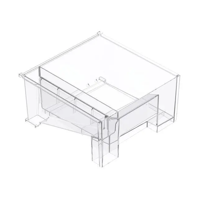 Alt view image 3 of 4 - Clear Ice Cube Maker Countertop, Makes 3 Large 1.6" Cubes in 25min, 26 lbs/24H Crystal Clear Ice, Adjustable Thickness, Self-Cleaning, 24H Timer for Whiskey, Cocktails & Home Bar