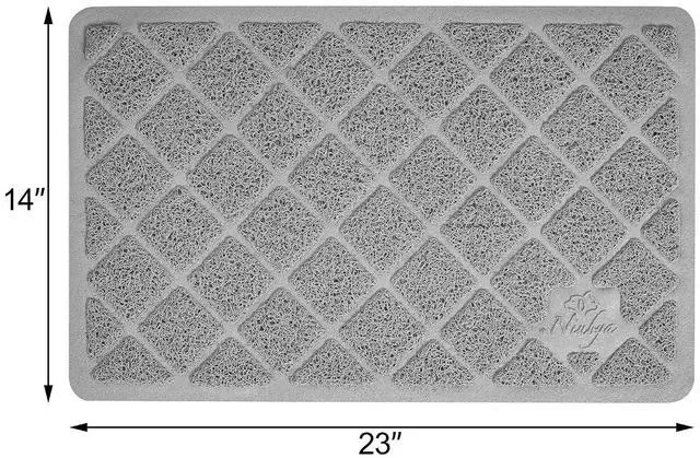 Alt view image 7 of 7 - Premium Cat Litter Mat, Litter Box Mat with Non-Slip and Waterproof Backing, Litter Trapping Mat Soft on Kitty Paws and Easy to Clean, Cat Mat Traps Litter from Box