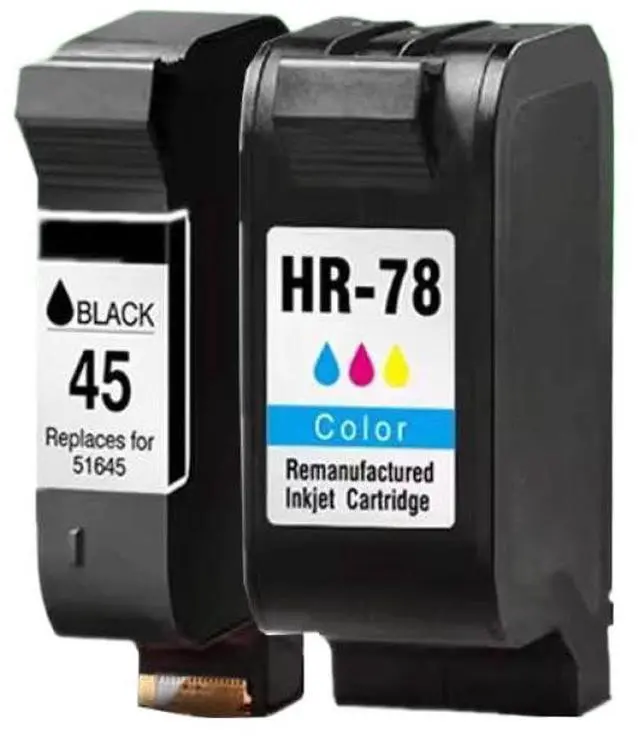 Main image of Ink Cartridge Compatible with HP Deskjet 1220c 3820 3822 6122 6127 930c 932c 940c 950c(45-1Set)