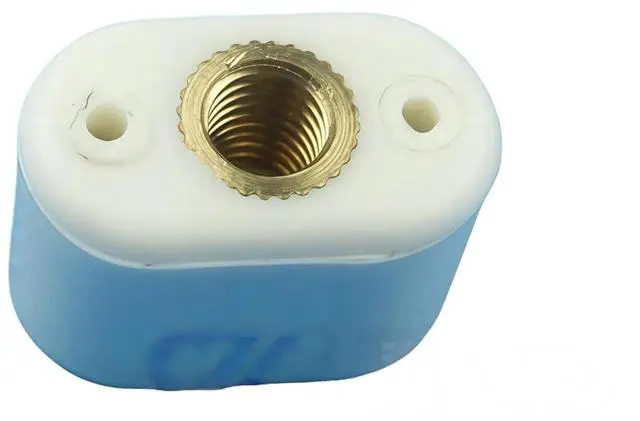 Main image of White Plastic Small Baffle Screw & Nut Set For Commercial Hard Ice Cream Machine, Replacement Parts For 112Y/116Y Models(2pcs)