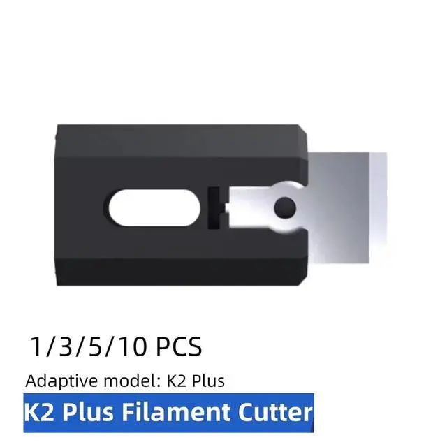 Alt view image 3 of 7 - Filament Cutter | 1/3/5/10 Pcs Fast Cut-Off Durable Quick Replacement | 3D Printer Accessories | Compatible with Creality K2 Plus(10pcs)