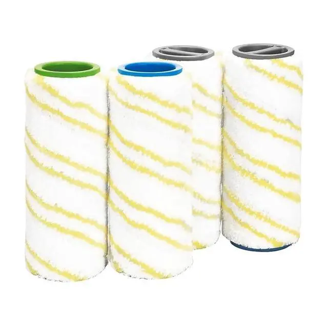 Alt view image 2 of 6 - Compatible with KarcherFC5 FC7 FC3 FC3D Electric Floor Roller Brush Cleaner Accessories Robot Vacuum Cleaner Replacement Parts(4pcs)