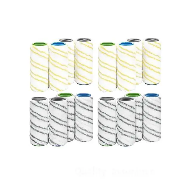 Alt view image 6 of 6 - Compatible with KarcherFC5 FC7 FC3 FC3D Electric Floor Roller Brush Cleaner Accessories Robot Vacuum Cleaner Replacement Parts(4pcs)